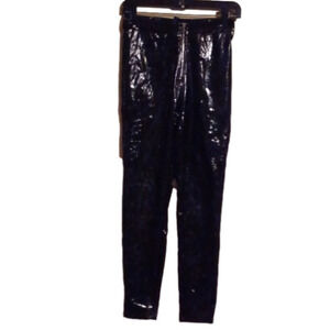 Black shiny pants, size xs by Shein.  Perfect for  those Holiday parties!